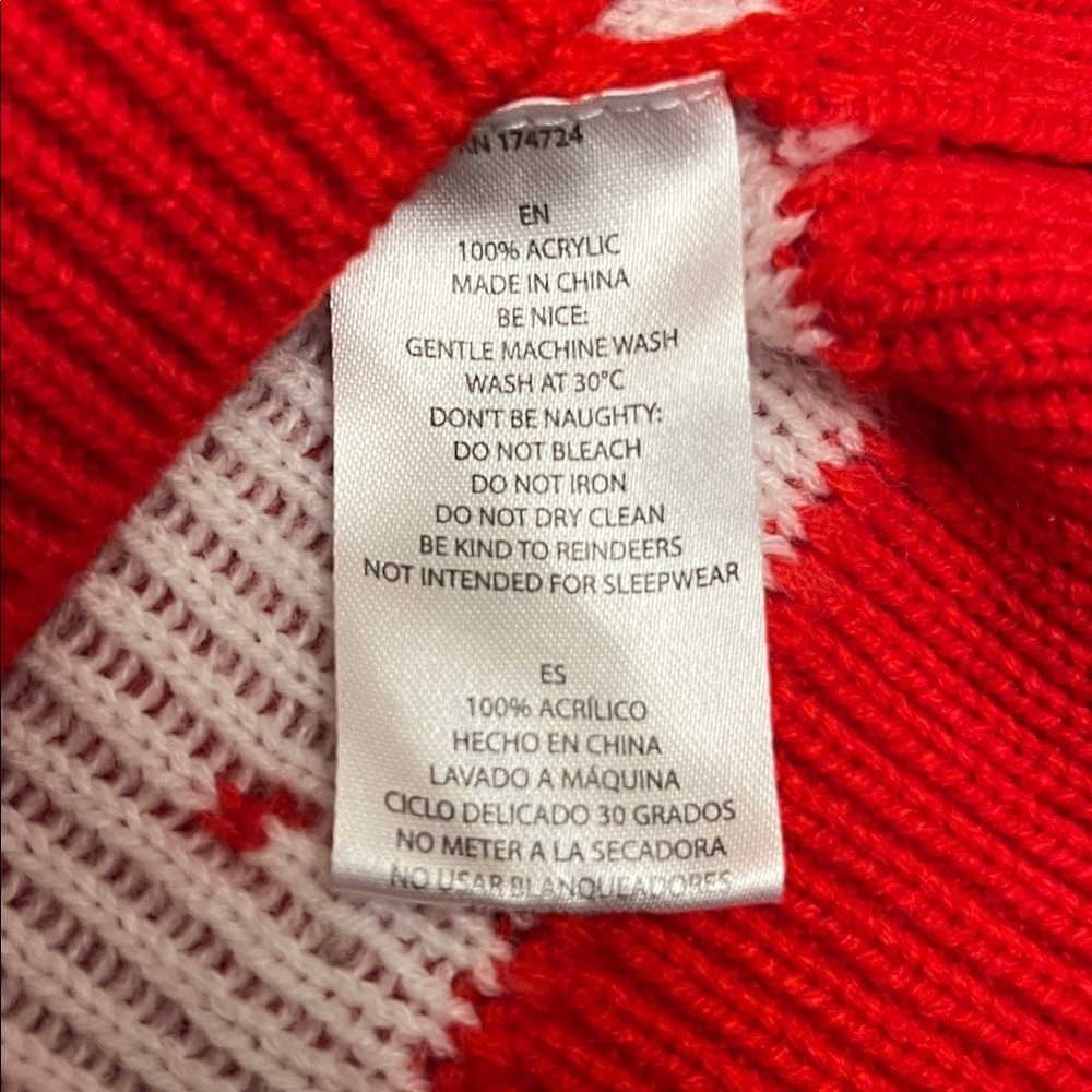 Tstars Ugly Christmas Sweate Girls/Boys Santa Claws Holiday Sweater Sz 5 - Picture 8 of 8